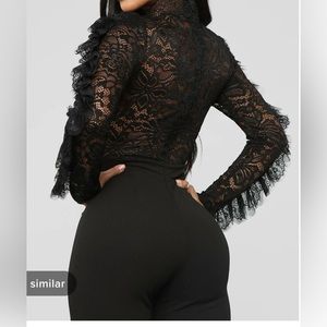 Black lace jumpsuit
